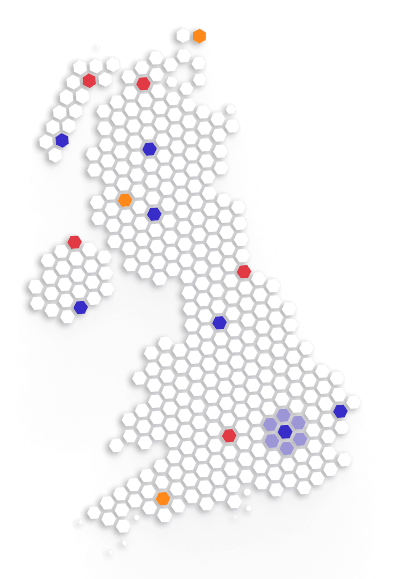 Your Coach Hire: Stylised map of the UK